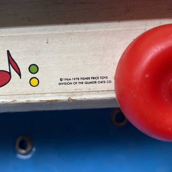 Vintage-1970s fisher price xylophone pull-toy - Picture 4 of 5